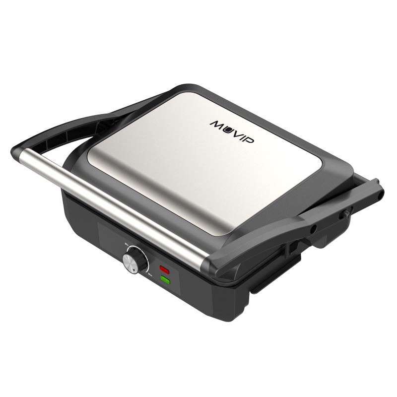 SANDWICHERA GRILL INOXIDABLE 2200W 180º MUVIP - MV0401-1