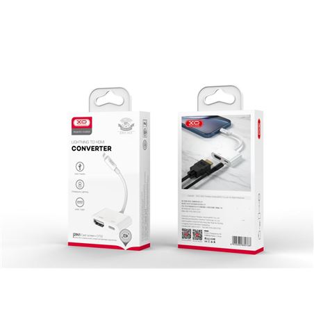 ADAPTADOR HUB005 LIGHTNING - HDMI Y TIPO C XO - XOHUB005-4