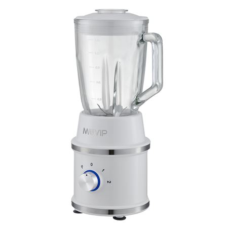 BATIDORA DESIGN WHITE VASO CRISTAL 1300W 1.5 LITROS MUVIP - MV0388