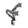 SOPORTE DE MESA 2 MONITORES 17"-27" CON PISTON DE GAS CROMAD - CR1112
