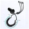 CARGADOR MECHERO CC36 4 EN 1 (MICRO USB + TIPO C + LIGHTNING) XO - XOCC36-1