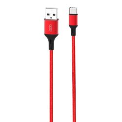 CABLE NB143 CORDON USB - TIPO C | 2.4A | 2 MTR | ROJO XO - XONB143TCRD