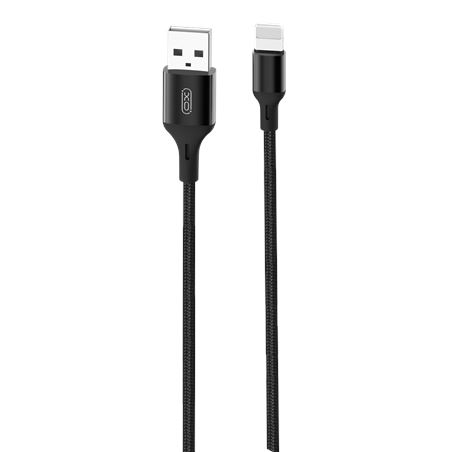 CABLE NB143 CORDON USB - LIGHTNING | 2.4A | 1 MTR | NEGRO XO - XONB143LGBK