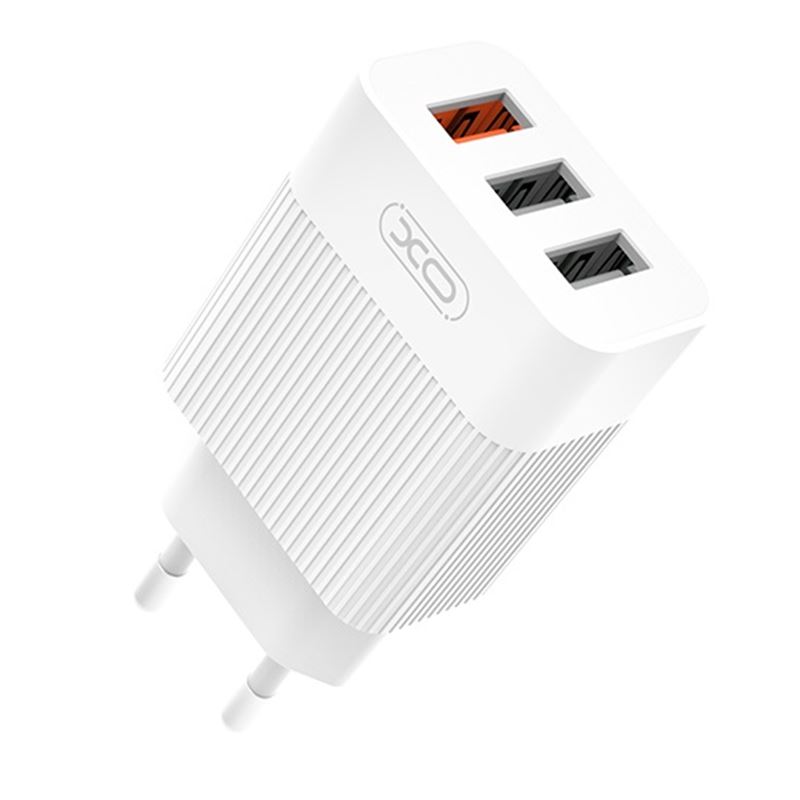 PACK CARGADOR DE CORRIENTE L72 18W QUICK CHARGE 3.0 | CABLE MICRO USB XO - XOL72WH