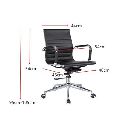 SILLA OFICINA SERIE PRO OF1700 NEGRA MUVIP - MV0338MV0339
