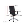SILLA OFICINA SERIE PRO OF1800 BLANCA MUVIP - MV0340MV0341