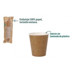 SET 20 VASOS CARTON KRAFT...