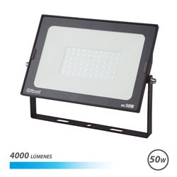 FOCO LED SERIE SUPER SLIM 50W 6500K COLOR NEGRO ELBAT - EB0360