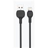 CABLE NB169 CORDON USB - LIGHTNING | 2A | 1 MTR | NEGRO XO - XONB169LGBK