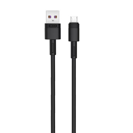 CABLE NBQ166 CARGA RAPIDA USB - MICRO USB | 5A | 1 METRO | NEGRO XO - XONBQ166MCBK