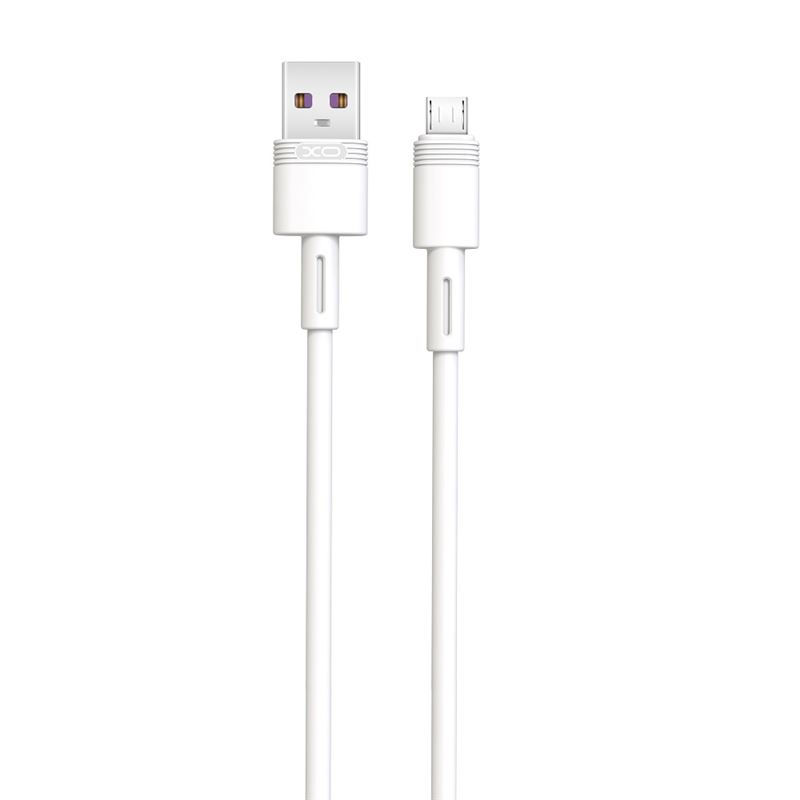 CABLE NBQ166 CARGA RAPIDA USB - MICRO USB | 5A | 1 METRO | BLANCO XO - XONBQ166MCWH