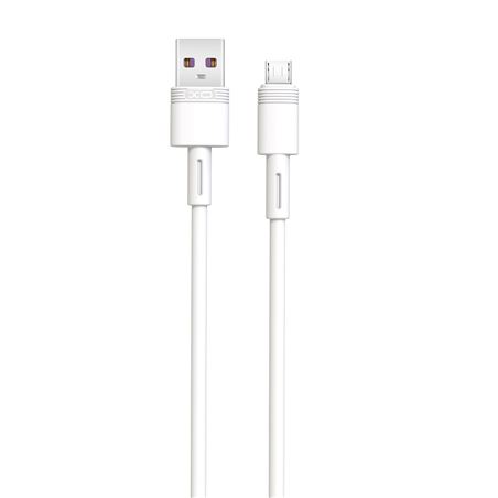 CABLE NBQ166 CARGA RAPIDA USB - MICRO USB | 5A | 1 METRO | BLANCO XO - XONBQ166MCWH
