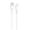 CABLE NBQ166 CARGA RAPIDA USB - MICRO USB | 5A | 1 METRO | BLANCO XO - XONBQ166MCWH