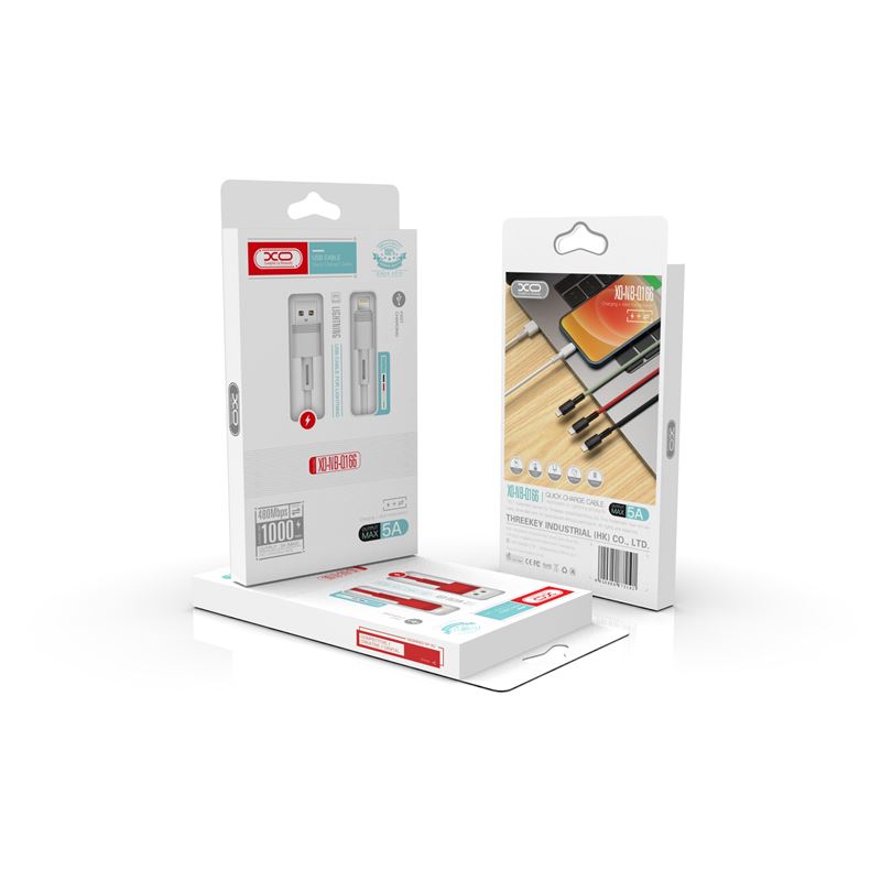 CABLE NBQ166 CARGA RAPIDA USB - MICRO USB | 5A | 1 METRO | BLANCO XO - XONBQ166MC