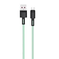 CABLE NBQ166 CARGA RAPIDA USB - MICRO USB | 5A | 1 METRO | VERDE XO - XONBQ166MCGR