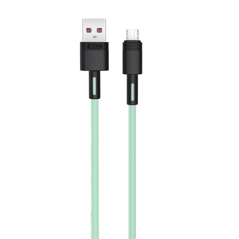 CABLE NBQ166 CARGA RAPIDA USB - MICRO USB | 5A | 1 METRO | VERDE XO - XONBQ166MCGR
