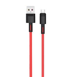 CABLE NBQ166 CARGA RAPIDA USB - MICRO USB | 5A | 1 METRO | ROJO XO - XONBQ166MCRD