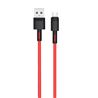 CABLE NBQ166 CARGA RAPIDA USB - MICRO USB | 5A | 1 METRO | ROJO XO - XONBQ166MCRD