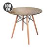 MESA REDONDA DESIGN D400 100CM ROBLE MUVIP - MV0329