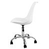 SILLA DE ESCRITORIO CON RUEDAS OF1600 BLANCA MUVIP - 80034-1