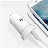 PACK CARGADOR MECHERO TZ08 2.1A + CABLE TIPO C BLANCO XO - XTOZ08TCWH-1