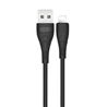 CABLE NB146 CARGA RAPIDA SILICONA USB - LIGHTNING | 2.4A | 1 MTR | NEGRO XO - XONB146LGBK