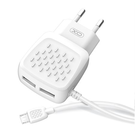 CARGADOR CORRIENTE L51 2.1A MICRO USB + 2XUSB XO - XOL51MC