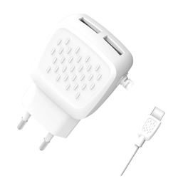 CARGADOR CORRIENTE L51 2.1A TIPO C + 2XUSB XO - XOL51TC
