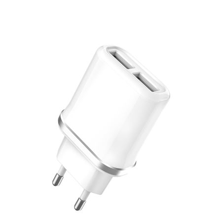 CARGADOR DE CORRIENTE L52 2.1A | 2XUSB | XO - XOL52WH