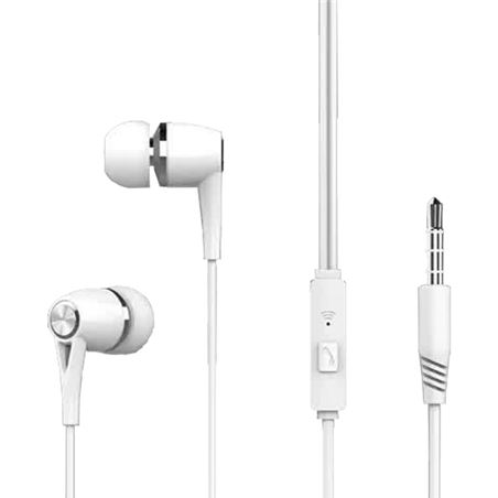 AURICULAR + MICROFONO EP21 MUSIC BLANCO - XOEP21WH