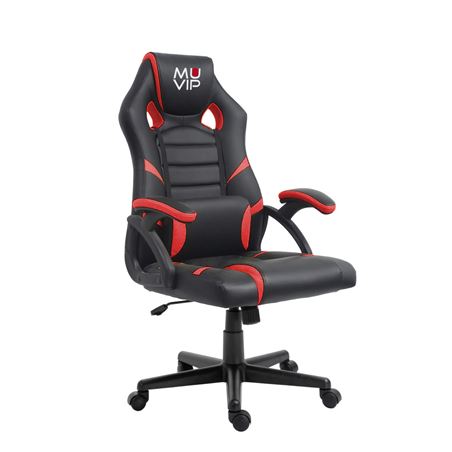 SILLA GAMING GM1000 NEGRO/ROJO MUVIP - MV0264