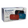 ALTAVOZ BLUETOOTH CLOCK 10W ROJO COOLSOUND - CLOCK-1