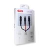 CABLE NB54 CARGA RAPIDA CORDON 3 EN 1 | MICRO + TIPO C + LIGHTNING A USB XO - XONB54BK-4