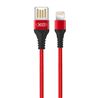 CABLE NB118 CARGA RAPIDA SLIM USB - LIGHTNING | 2.1A | 1 METRO | ROJO XO - XONB118LGRED