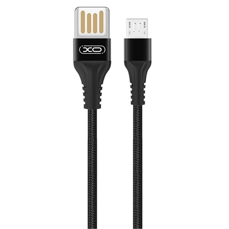 CABLE NB118 CARGA RAPIDA SLIM USB - MICRO USB | 2.1A | 1 METRO | NEGRO XO - XONB118MIBK