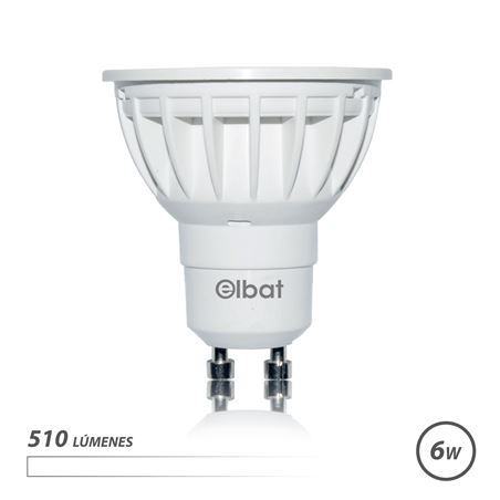 BOMBILLA LED GU10 | 6W | 510LM | LUZ BLANCA | ELBAT - EB0304
