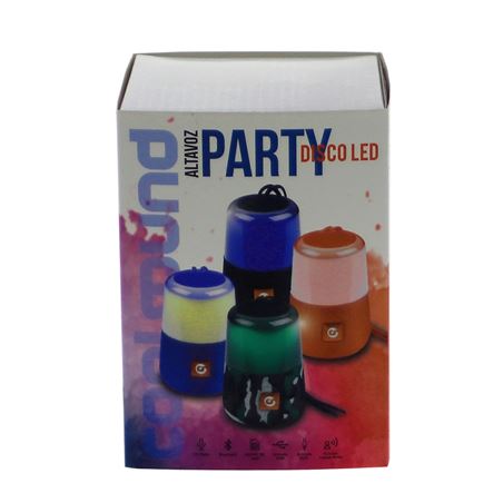 ALTAVOZ BLUETOOTH PARTY 5W ROJO COOLSOUND - ALTAVOZPARTY1