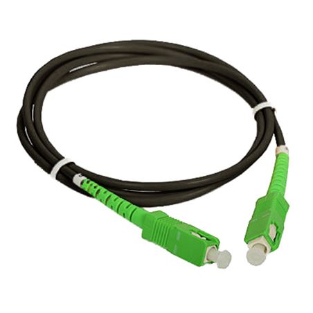 CABLE FIBRA OPTICA SC/APC-SC/APC MONOMODO 3 METROS CROMAD - CABLEFIBRA
