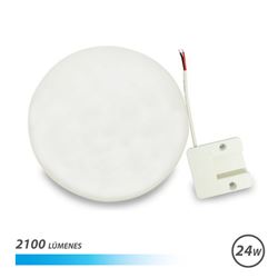 APLIQUE LED TECHO CON BASE FIJA REDONDO 24W LUZ FRIA ELBAT - EB0283