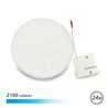 APLIQUE LED TECHO CON BASE FIJA REDONDO 24W LUZ FRIA ELBAT - EB0283