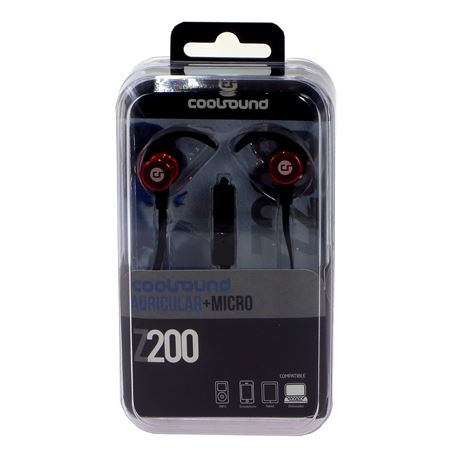 AURICULAR + MICROFONO Z200 ROJO COOLSOUND - CS0177-1