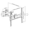 SOPORTE CON BRAZO TV LED, LCD 32"-65" CROMAD - CR0910-1