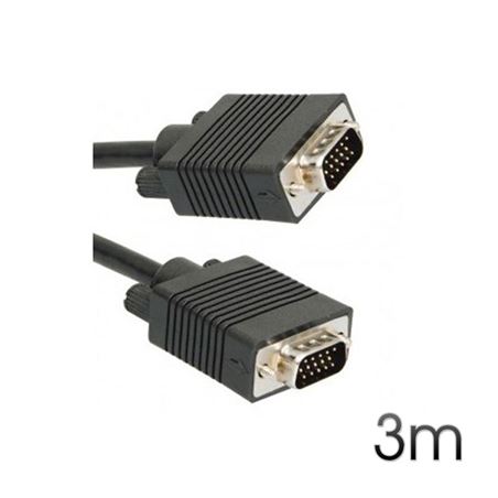 CABLE VGA MACHO-MACHO 3M 15PIN CROMAD - CR0154
