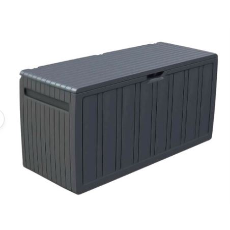 BAUL RESINA GRIS 270LITROS 117X45.5X57CM - 75834-1