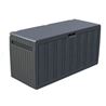 BAUL RESINA GRIS 270LITROS 117X45.5X57CM - 75834-1