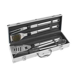 SET 4 UTENSILIOS INOX DE BARBACOA - 73907