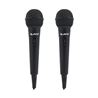 PACK 2 MICRÓFONOS CON CABLE MIC KARAOKE ST12 BIWOND - 54078
