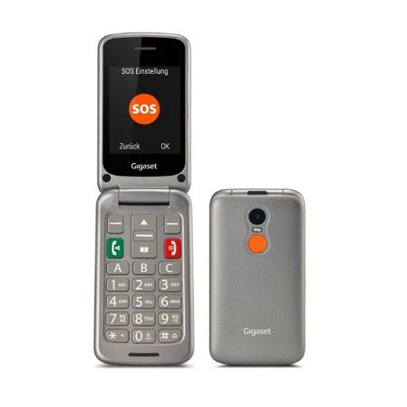TELEFONO MOVIL GL590 PLATA GIGASET - 4250366858043