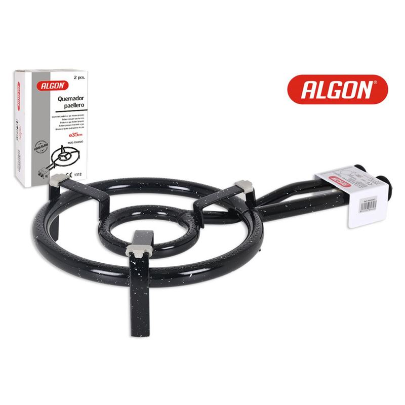 QUEMADOR DE ACERO 35CM PARA PAELLERO GAS ALGON - 8435133898262