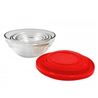 PACK 5 BOLES DE CRISTAL CON TAPA ROJO JOCCA - 4497R-1